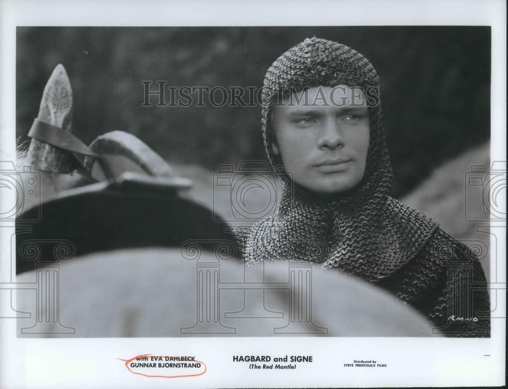 1969 Press Photo Gunnar Bjornstrand in Hagbard &amp; Signe (The Red Mantle) - Historic Images