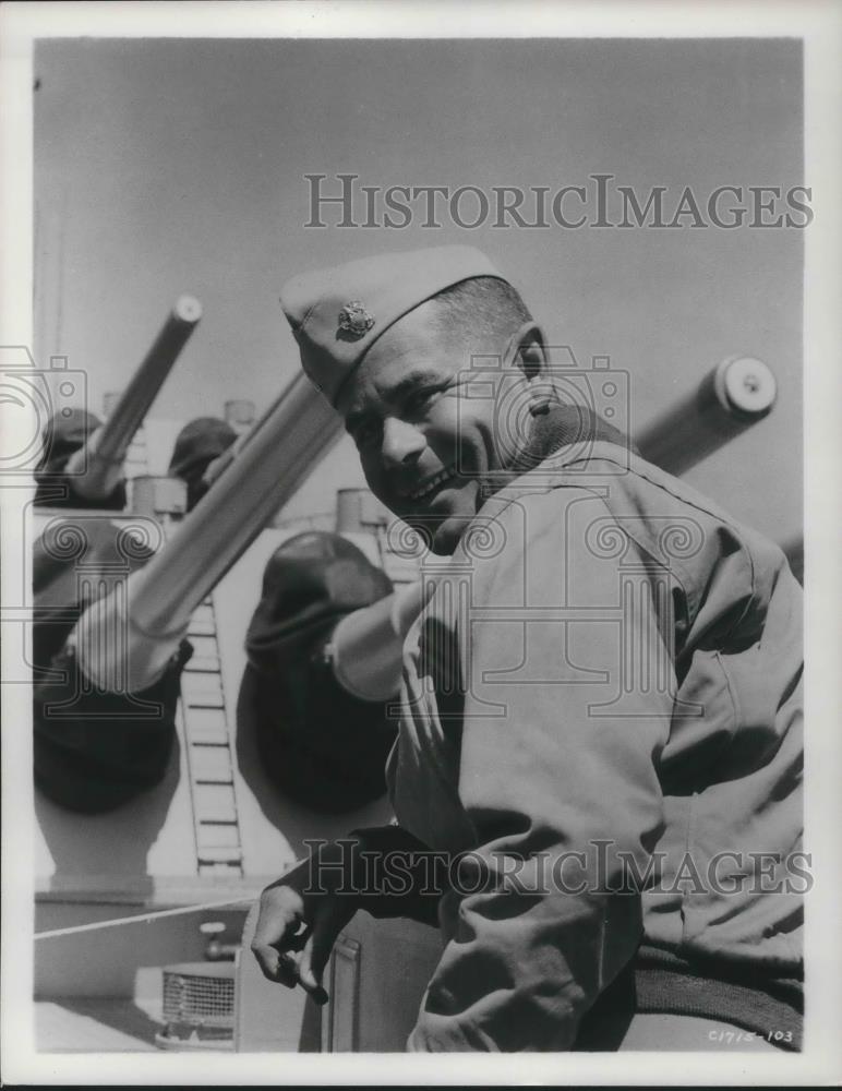 1958 Press Photo Glenn Ford Actor U.S. Naval Reserve - cvp14310 - Historic Images