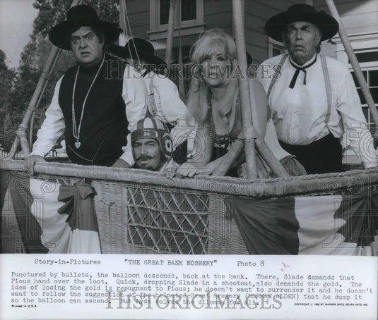 1969 Press Photo Norman Alden in The Great Bank Robbery - cvp10276 - Historic Images