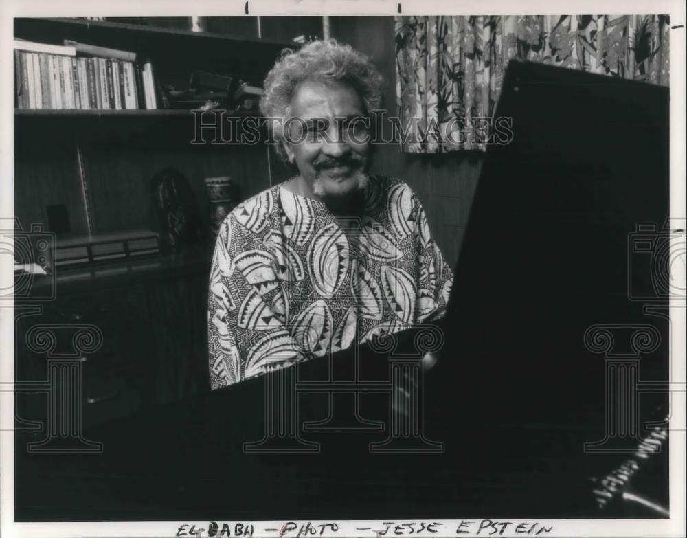 1990 Press Photo Halim El-Dabh Electronic Music Composer - cvp04973 - Historic Images