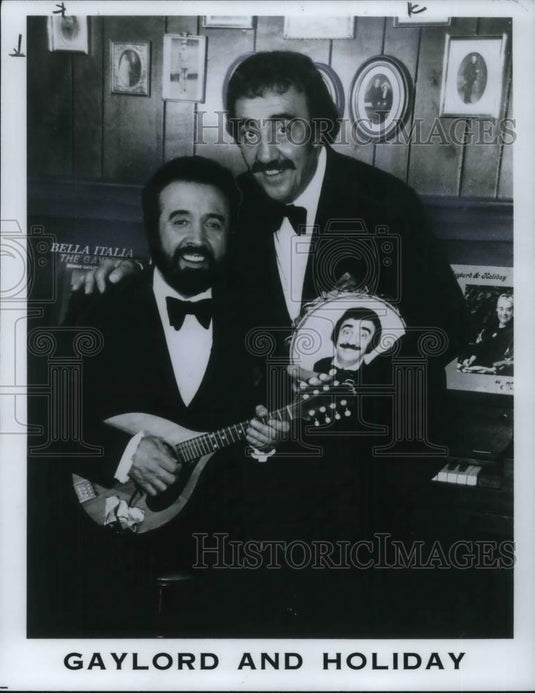 Press Photo Gaylord & Holiday - cvp11805 - Historic Images