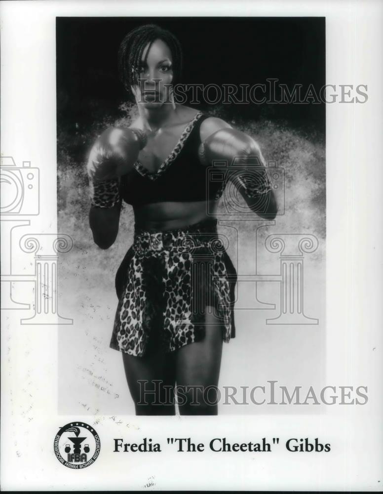 1997 Press Photo Fredia &quot;The Cheetah&quot; Gibbs Female Boxer - cvp11900 - Historic Images