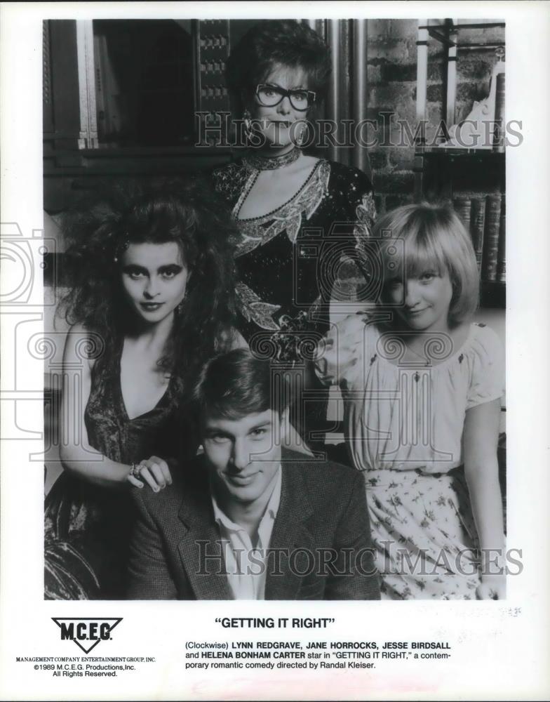 1989 Press Photo Lynn Redgrave, Jan Horrocks in Getting it Right - cvp11242 - Historic Images