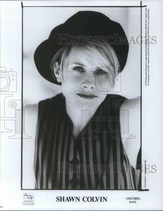 1994 Press Photo Shawn Colvin Folk Singer Songwriter Musician - cvp07199 - Historic Images