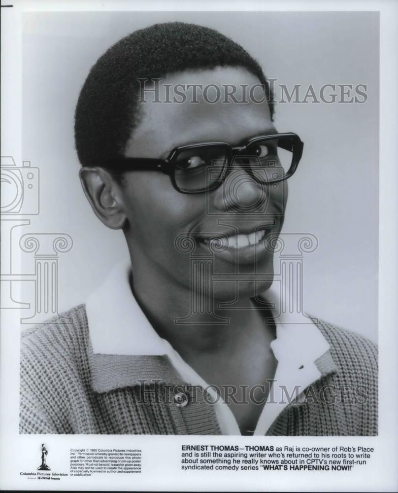 1985 Press Photo Ernest Thomas as Raj On Whats Happening Now - Historic Images