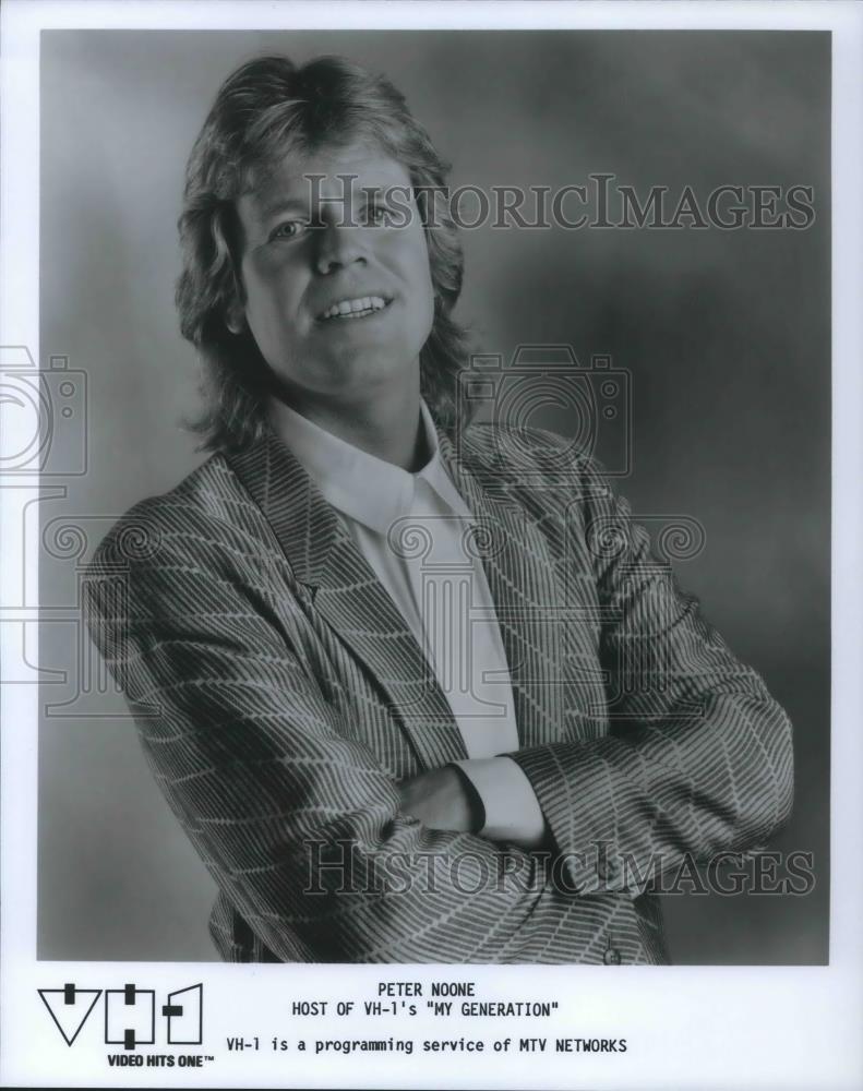 Press Photo Peter Noone host of My Generation on VH-1 - cvp10790 - Historic Images