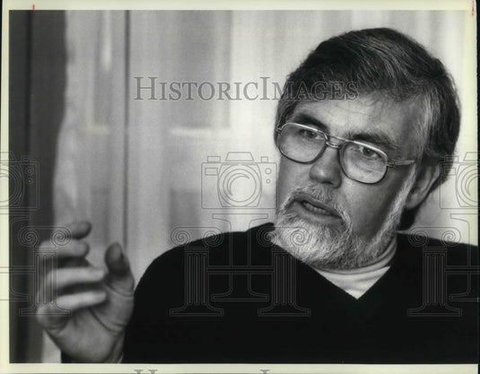 1979 Press Photo Frank Gilroy Playwright in New York City for Last Licks play - Historic Images