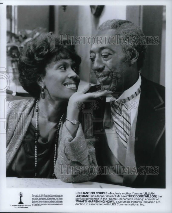 1985 Press Photo Lillian Lehman & Theodore Wilson in What's Happening ...