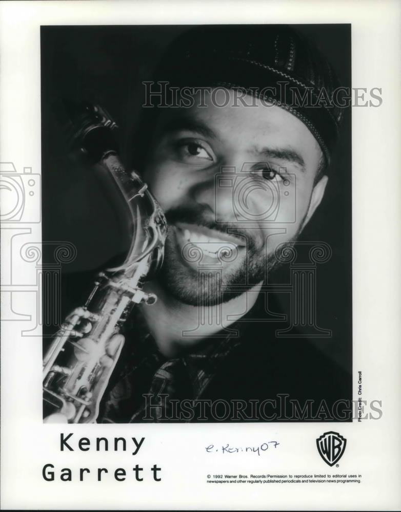 1995 Press Photo Kenny Garrett Post Bop Jazz Saxophone Player Bandleader - Historic Images
