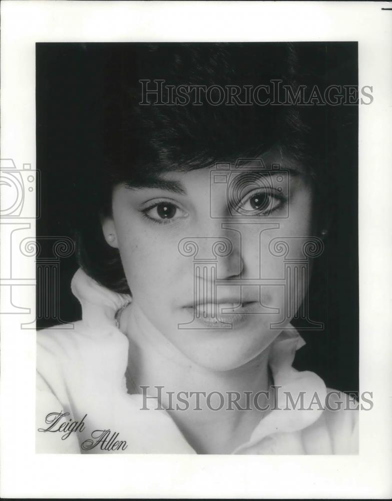 1983 Press Photo Leigh Allen Actress Head Shot - cvp08017 - Historic Images