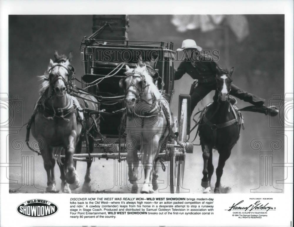 1994 Press Photo Wild West Showdown - cvp19277 - Historic Images