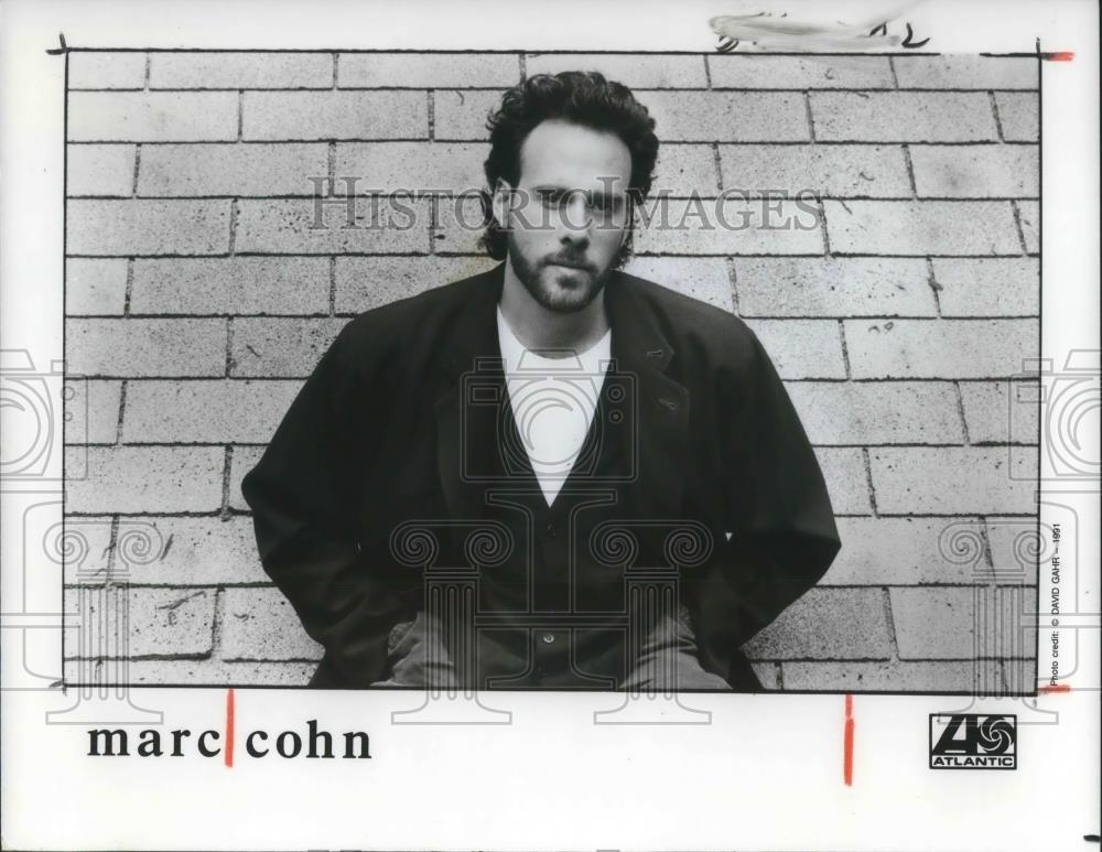 1992 Press Photo Marc Cohn Folk Rock Singer Songwriter Musician - cvp07725 - Historic Images