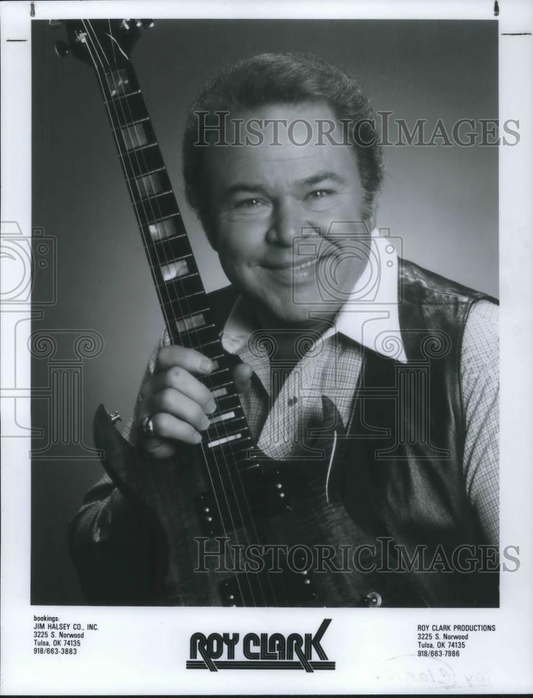 1987 Press Photo Roy Clark - cvp05638 - Historic Images