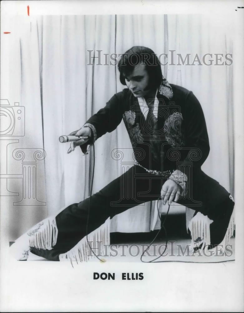1980 Press Photo Don Ellis Country Music Singer - cvp04599 - Historic Images