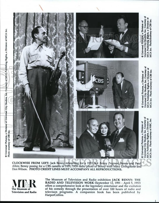 1991 Press Photo Jack Benny: The Radio and Television Work Special - cvp01369 - Historic Images