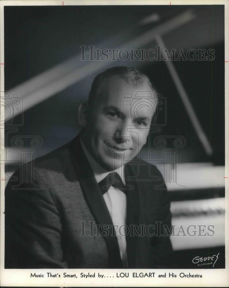 1963 Press Photo Lou Elgart Orchestra Leader - cvp04843 - Historic Images