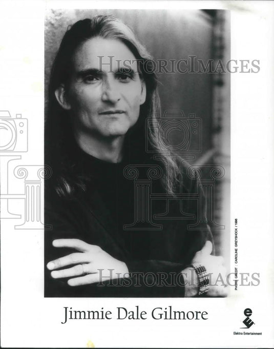 1996 Press Photo Jimmie Dale Gilmore Country Singer Songwriter Guitarist - Historic Images