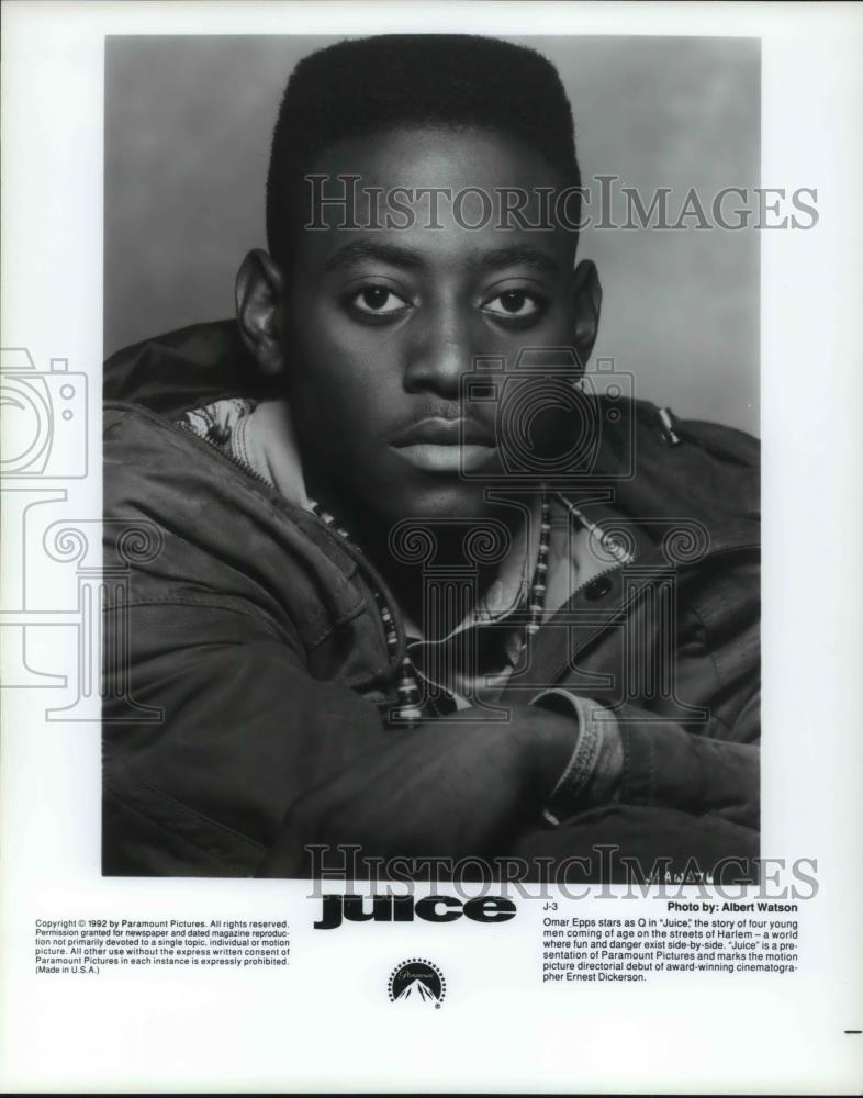 1992 Press Photo Omar Epps in Juice - cvp18813 - Historic Images