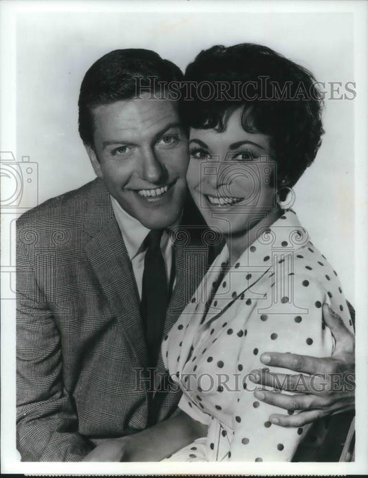 1966 Press Photo Dick Van Dyke & Janet Leigh in Bye Bye Birdie - cvp11126 - Historic Images
