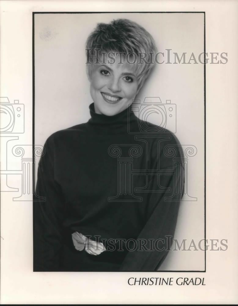 1993 Press Photo Christine Gradl Actress - cvp13323 - Historic Images