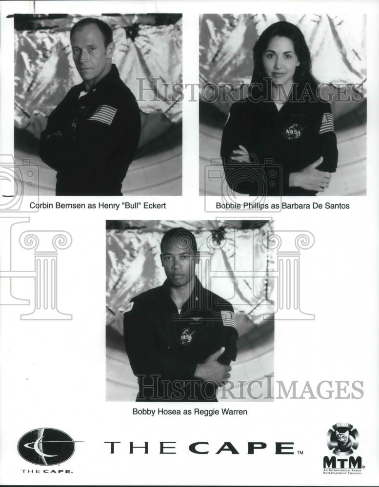 1996 Press Photo Corbin Bernsen Bobbie Phillips Bobby Hosea in The Cape - Historic Images