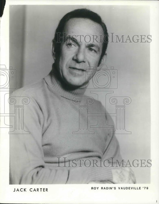 1979 Press Photo Jack Carter of Roy Radin's Vaudeville "79 - cvp07447 - Historic Images
