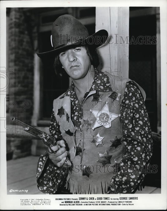 1967 Press Photo George Sanders in Good Times - cvp00958 - Historic Images