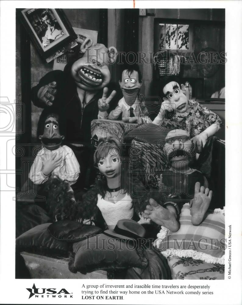 Press Photo A group of irreverant and irascible time travelers - cvp10816 - Historic Images