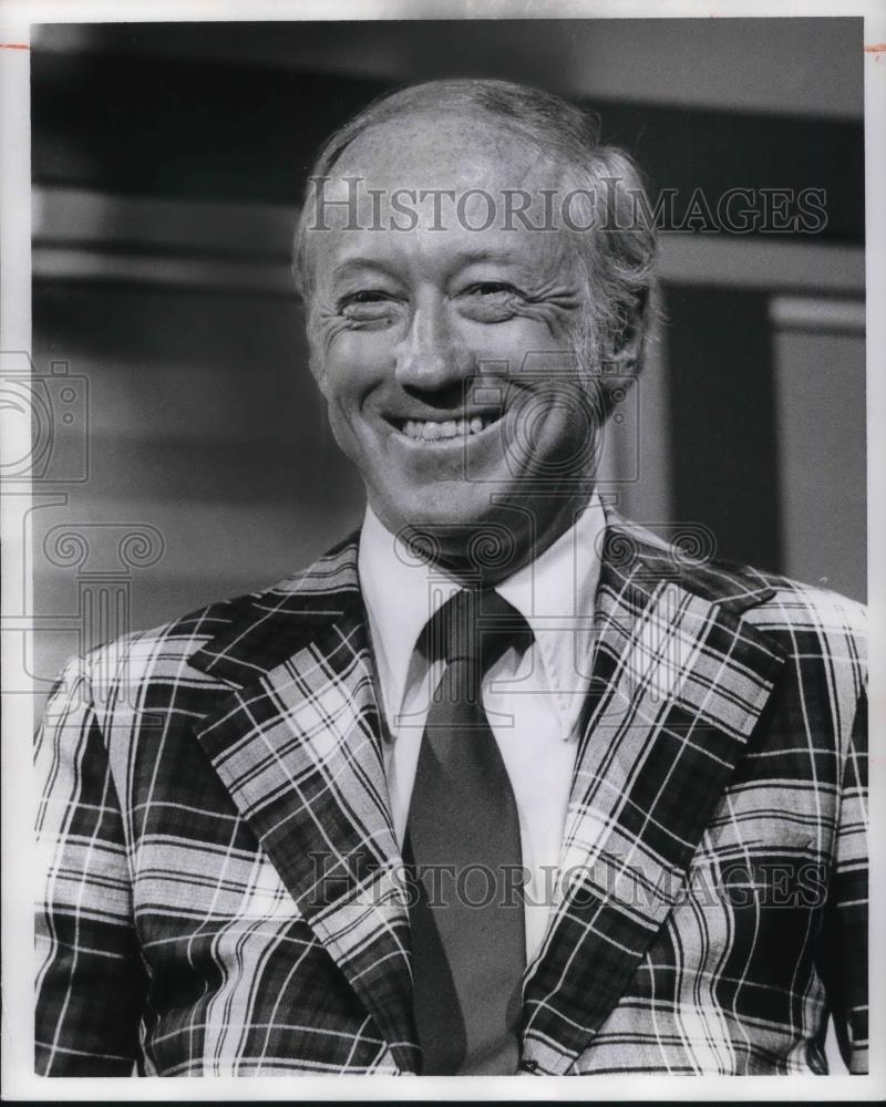 1973 Press Photo Tom Haley, TV Personality and Co Host of Scene on Sunday - Historic Images