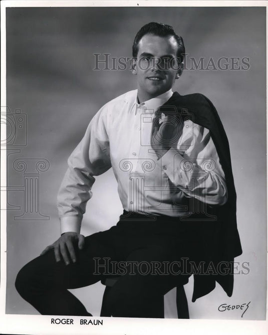 1967 Press Photo Roger Braun in Carnival - cvp00819 - Historic Images