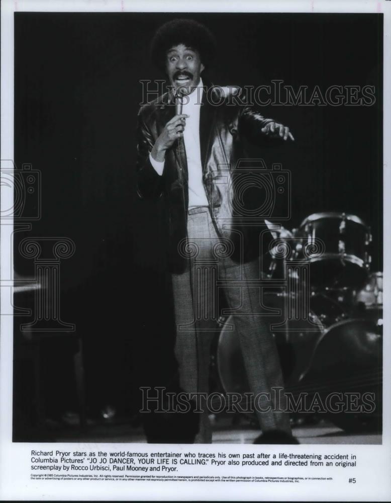 1986 Press Photo Richard Pryor stars in Jo Jo Dancer, Your Life is Calling - Historic Images