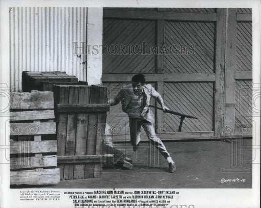 1970 Press Photo John Cassavetes in Machine Gun McCain - cvp08230 - Historic Images