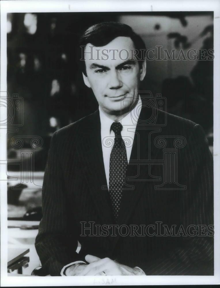 1990 Press Photo Sam Donaldson ABC Newsman on Sam Donaldson at Large - cvp03654 - Historic Images