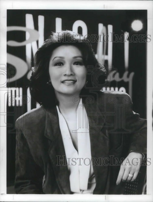 Press Photo Connie Chung is an American journalist. - cvp11357 - Historic Images