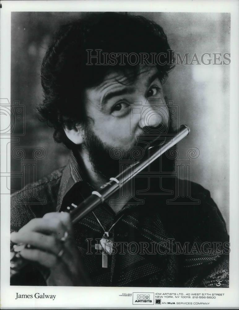 1981 Press Photo James Galway Classical Flute Player - cvp15699 - Historic Images