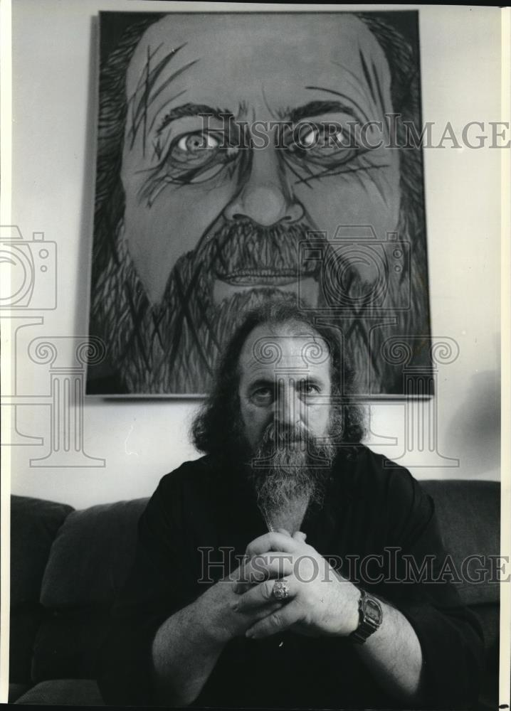 1990 Press Photo Benini Painter Artist - cvp01406 - Historic Images