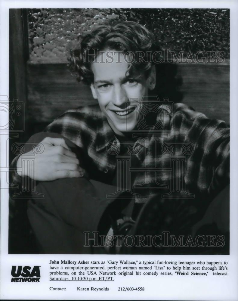 Press Photo John Mallory Asher as Gary Wallace in Weird Science - cvp19692 - Historic Images