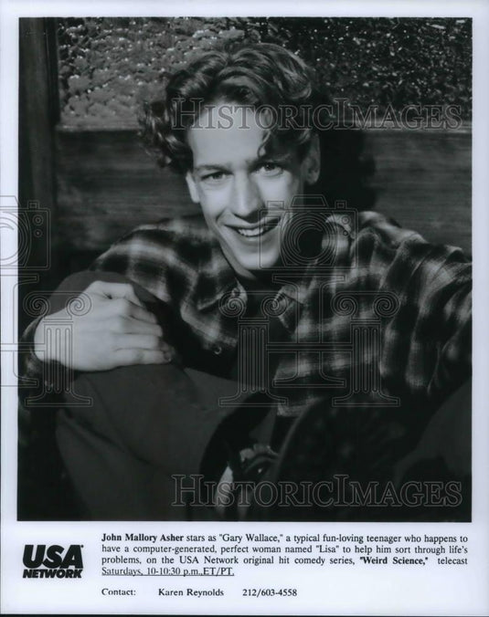 Press Photo John Mallory Asher as Gary Wallace in Weird Science - cvp19692 - Historic Images