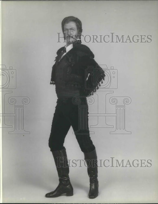 1980 Press Photo Lenus Carlson as Escamillo in Carmen - cvp07869 - Historic Images