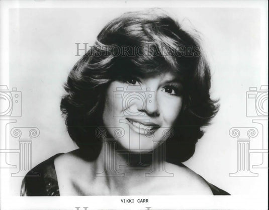 1978 Press Photo Vicki Carr Pop Singer Guitarist - cvp07745 - Historic Images