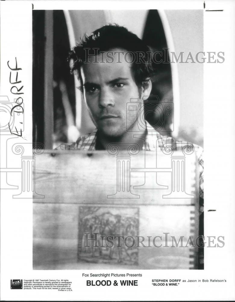1997 Press Photo Stephen Dorff in Blood & Wine - cvp03853 - Historic Images