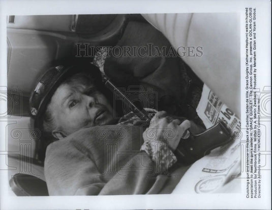1987 Press Photo Katharine Hepburn stars in Grace Quigley - cvp11491 - Historic Images