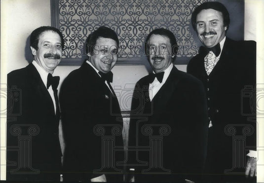 1982 Press Photo Bob Berry Tommy Edwards Frank Richko Mike Trivison End Result - Historic Images