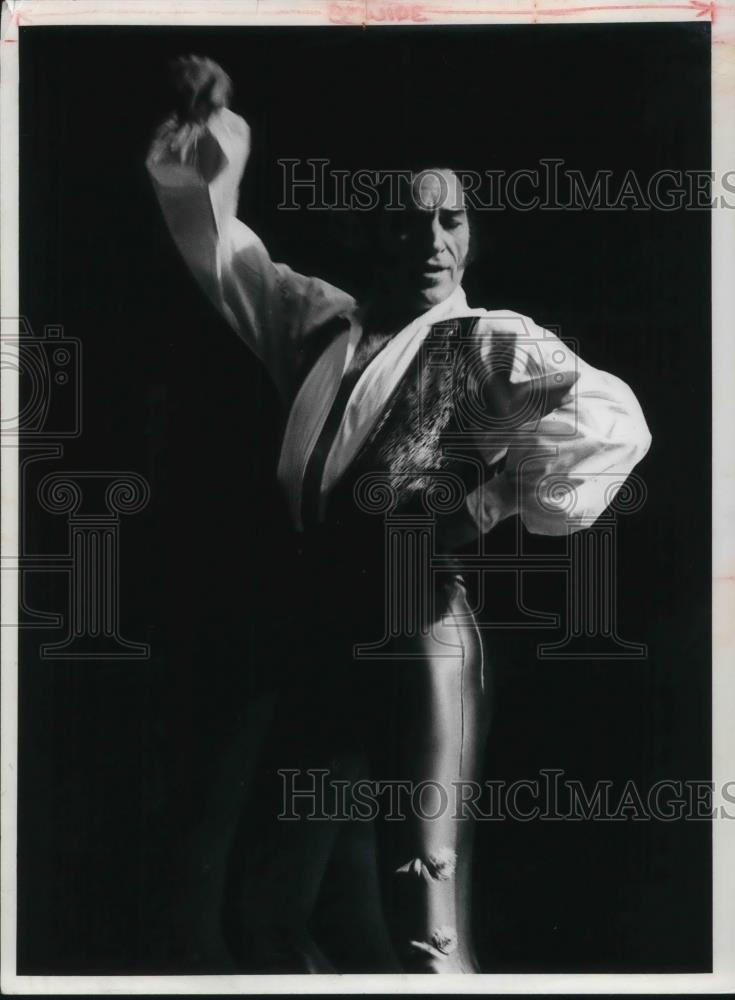 1977 Press Photo Jose Greco Dancer - cvp17441 - Historic Images