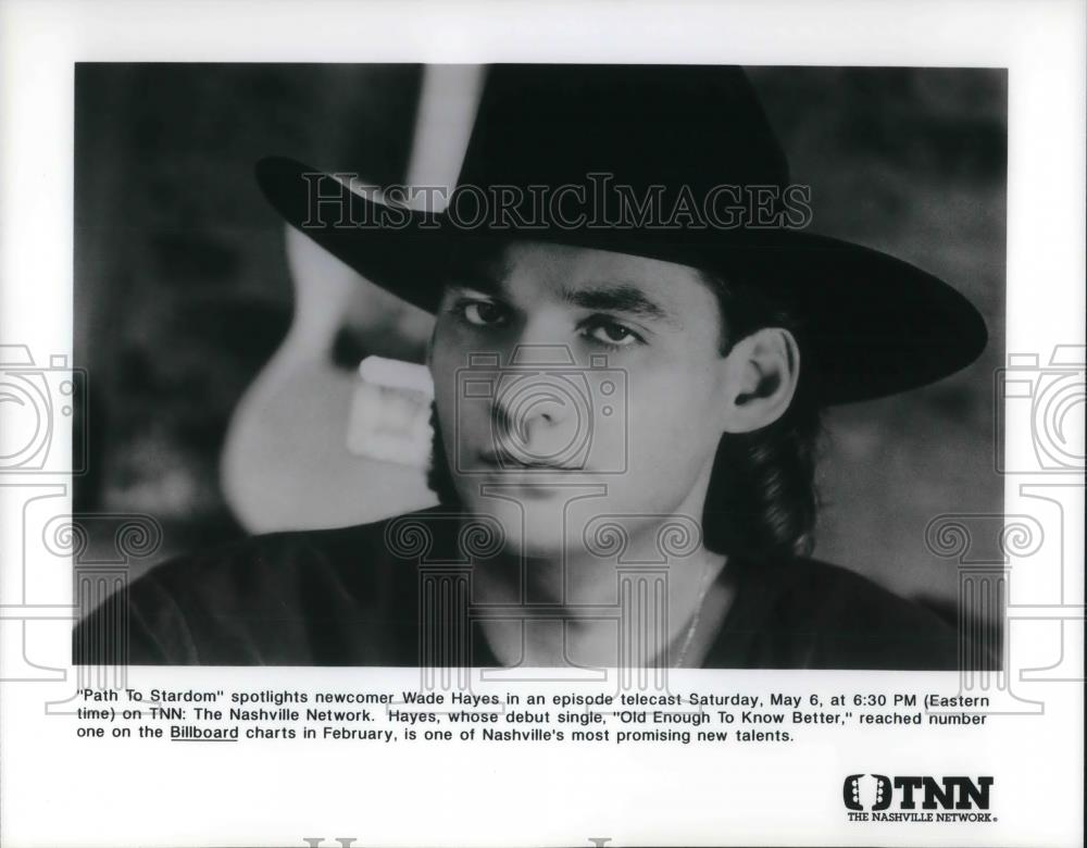 1995 Press Photo Wade Hayes Country Music Singer On Path To Stardom TN 1995-press-photo-wade-hayes-country-music-singer-on-path-to-stardom-tn