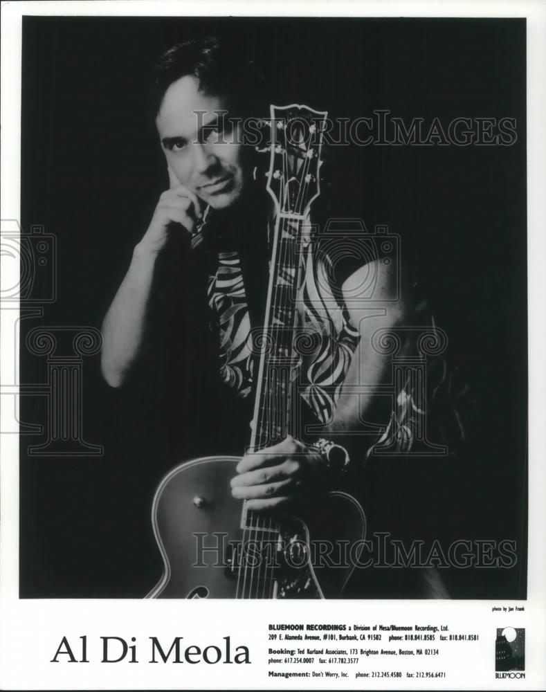 1995 Press Photo Al Di Meola Jazz Musician Songwriter Producer - cvp03204 - Historic Images