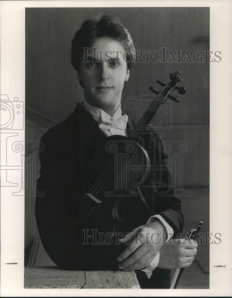 1993 Press Photo Martin Chalifour Violinist Concert Master Cleveland Orchestra - Historic Images