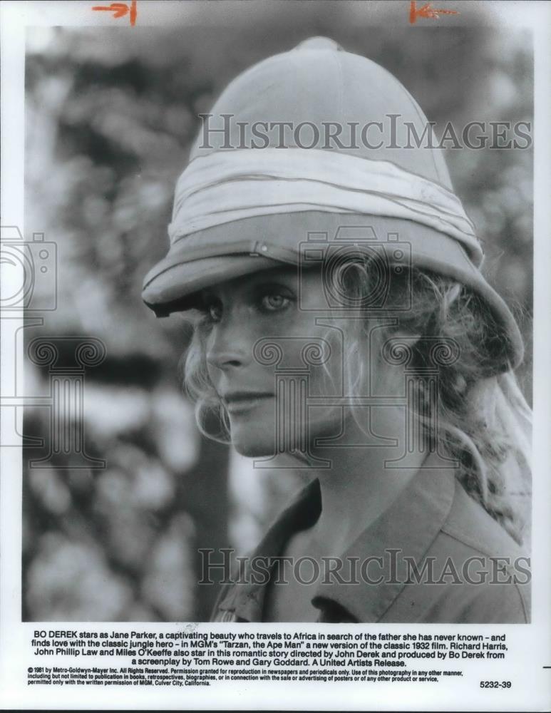 1981 Press Photo Bo Derek in Tarzan, The Ape Man - cvp03339 - Historic Images