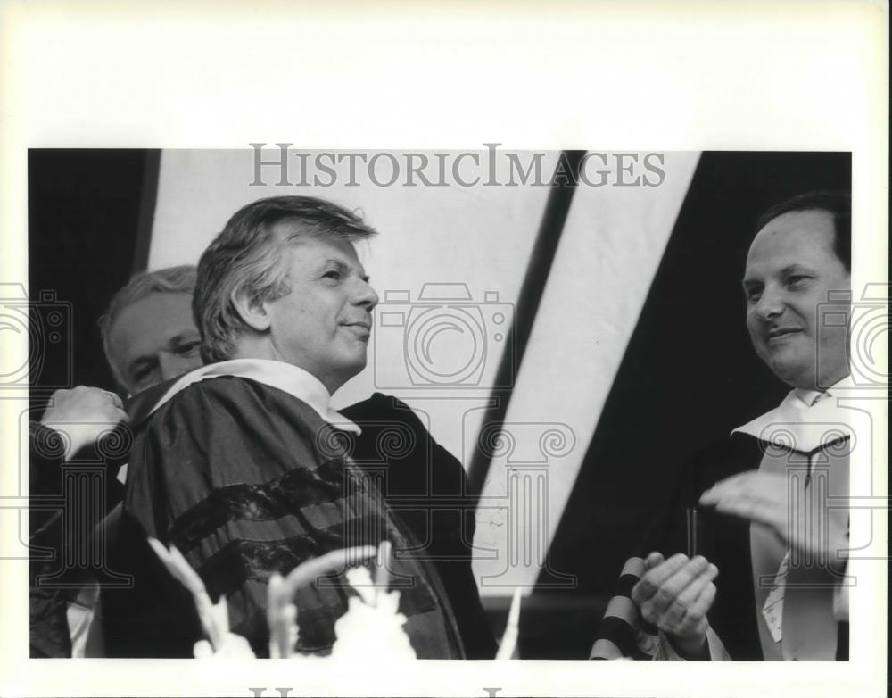 1986 Press Photo Christoph von Dohnanyi Director Cleveland Orchestra - cvp04908 - Historic Images