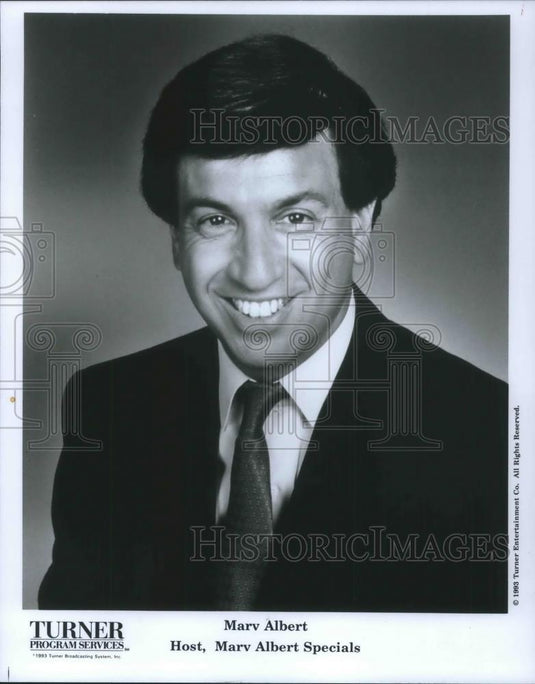 1997 Press Photo Marv Albert host of Marv Albert Specials - cvp14095 - Historic Images